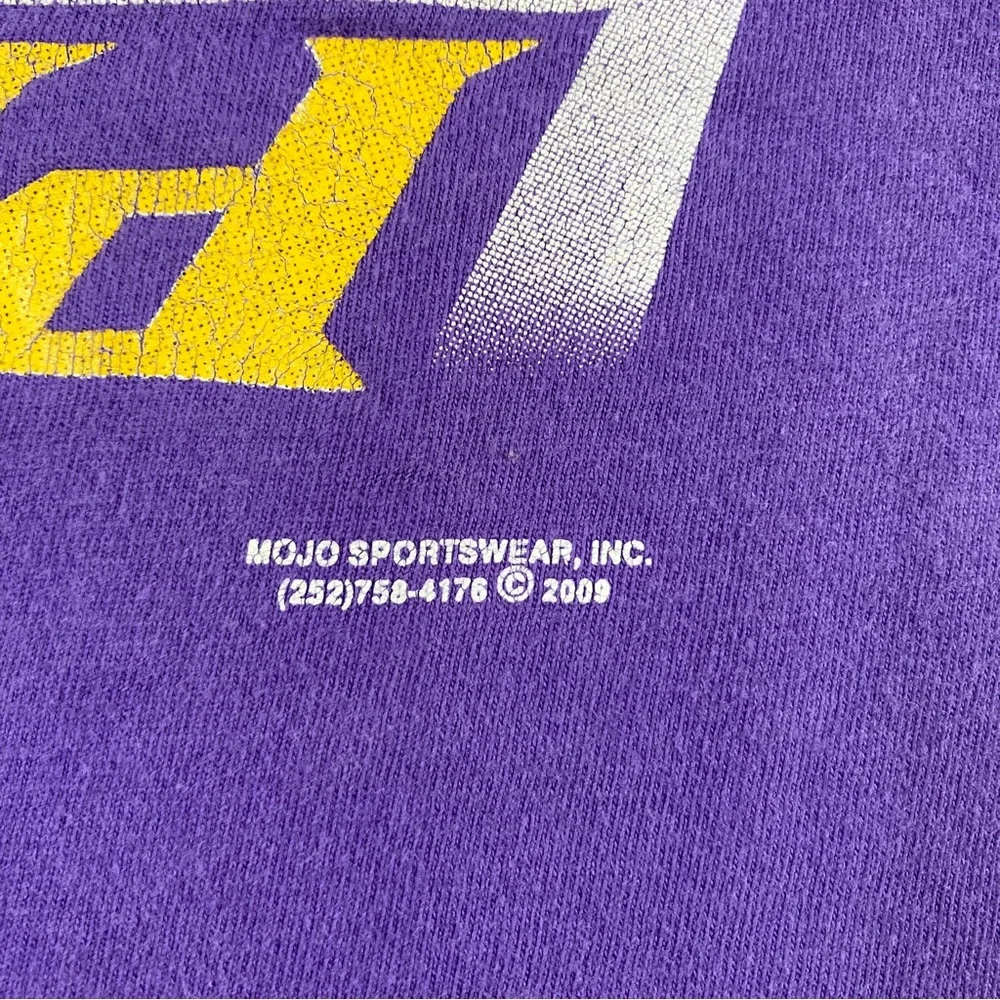 ECU East Carolina University Pirates Shirt Purple Haze - Picture 3 of 10